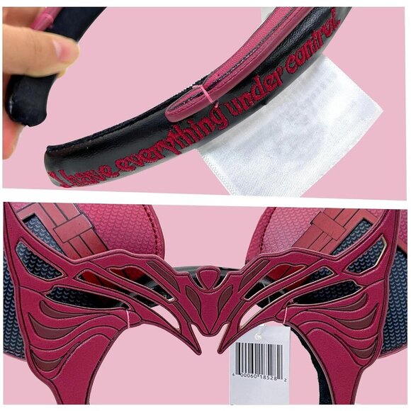 Halloween Mouse Ear Headbands Red Cosplay Hair Accessories for Women Girls main image 4